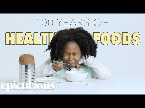 Kids Try 100 Years of Health Foods