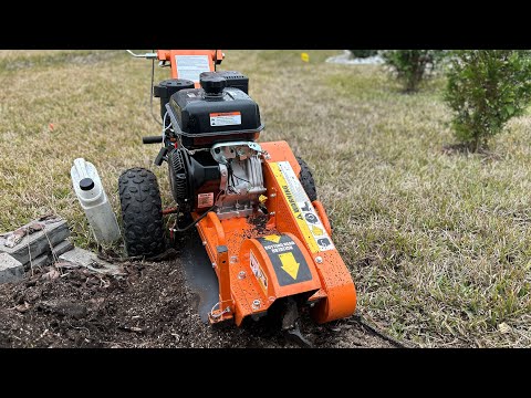 POWER KING DK2 Stump Grinder Landscaper First Impression Review.