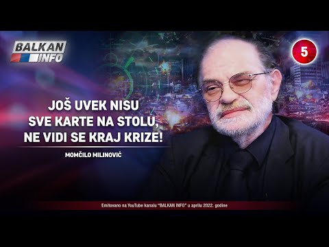 INTERVJU: Momčilo Milinović - Još uvek nisu sve karte na stolu, ne vidi se kraj krize! (28.4.2022)