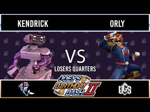 Joey's Birthday Bash 2  -  Losers Quarters  -  Kendrick(ROB) Vs. ORLY(Captain Falcon)