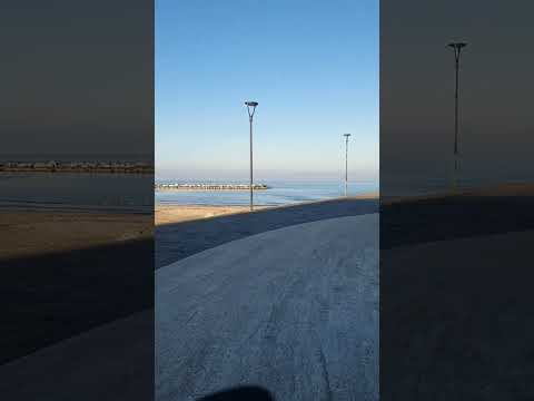 Fano - Pesaro on a winter afternoon