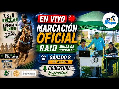 Raid Minas de Corrales EN VIVO | Marcación Oficial | Campeonato del Norte 2026