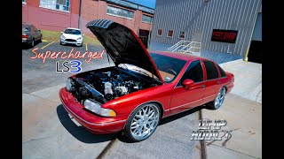 WhipAddict: 93&#39; Chevy Caprice, LS3 w/LSA Supercharger, StitchedbySlick Interior, Corleone 24s