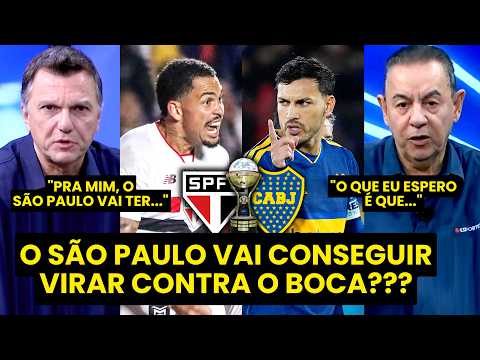 “Gente, pro SÃO PAULO PASSAR PELO BOCA JUNIORS hoje, VAI TER QUE…” OLHA ESSE DEBATE!