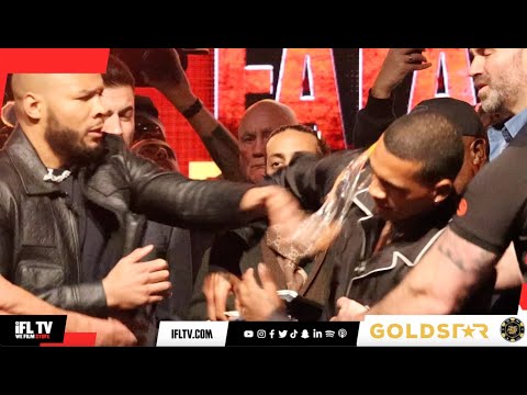 Chris Eubank Jr. Slapped Conor Benn With Egg During An Intense Face-Off At Promo Event