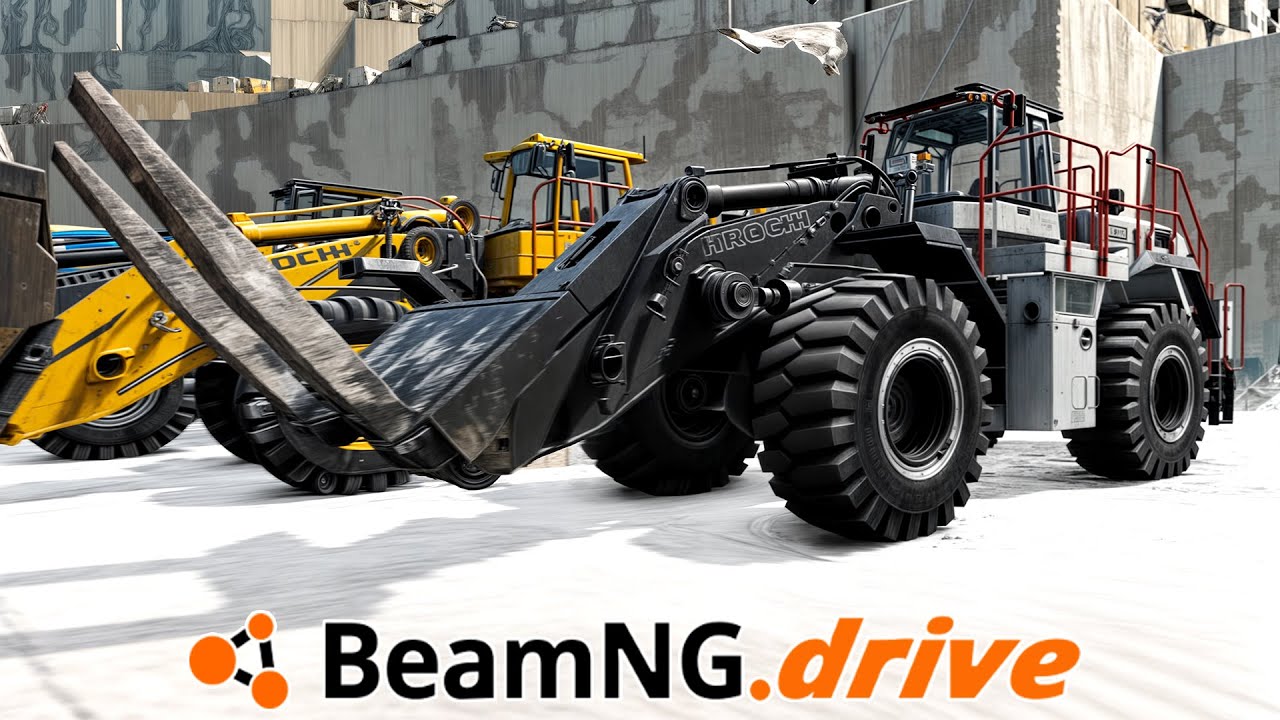 Novas MÁQUINAS GIGANTES - BeamNG.drive