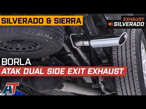 2014-2018 Silverado & Sierra Borla ATAK Dual Side Exit Exhaust Sound Clip & Install