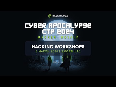 HTB Cyber Apocalypse 2024: Hacker Royle - Hacking Workshops