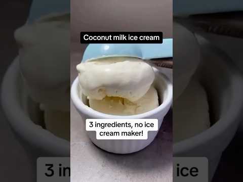 Coconut ice cream recipe! #dairyfree #veganicecream