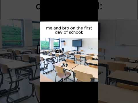 POV: me and bro on the first day of school 🤣🤣#shorts