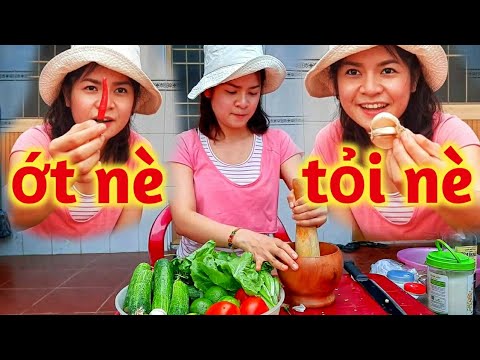 #35 Cách làm Som Tam đơn giản tại nhà - món ăn thái - Duynisa vlogs