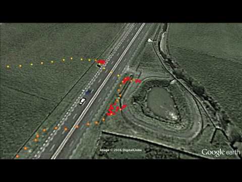 Female Barn Owl hunting trip along Castleisland Bypass