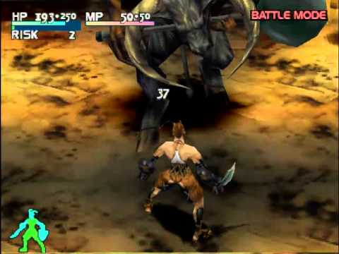 Vagrant Story -  1st Boss Minotaur (PSX)