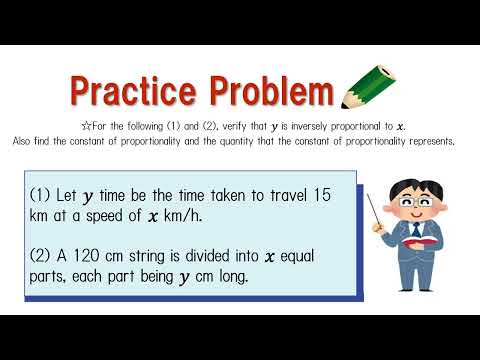 中1＿反比例＿反比例の式（英語版）