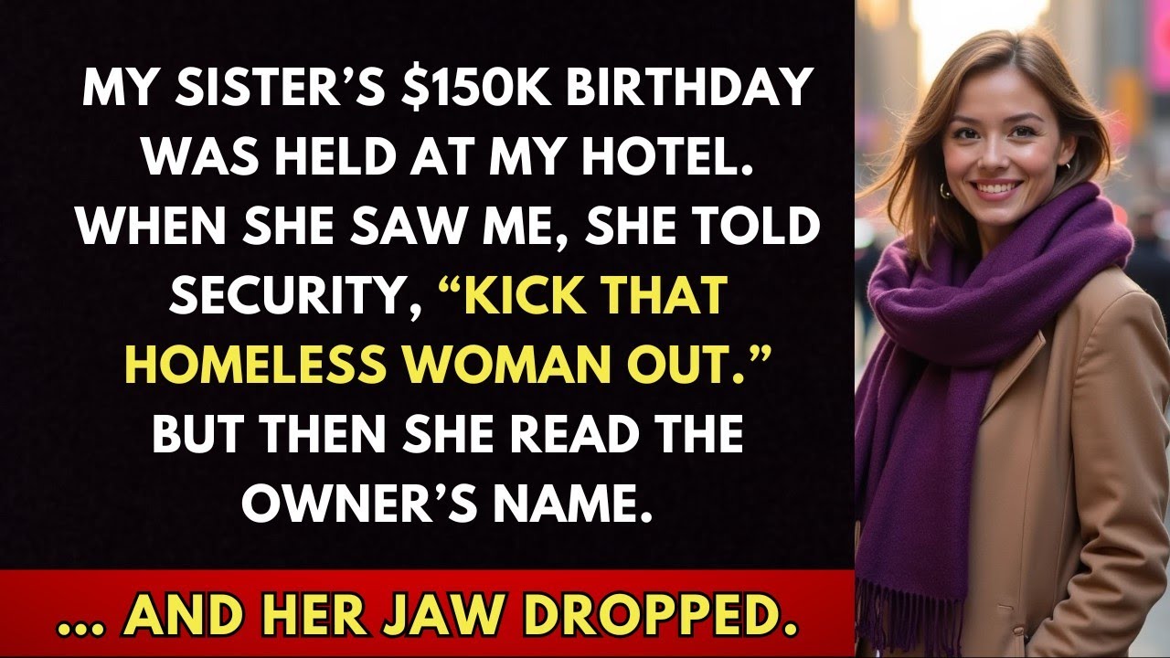 My Sister's Birthday Cost 150k$..... My Hotel. Seeing Me, She Said, "Kick This Homeless Person Out."