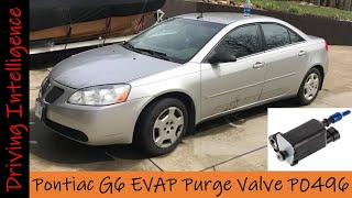 EVAP System Failure P0496 & P0171: How To Replace Purge Valve In A Pontiac G6 Ecotec Engine