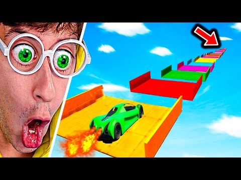 Mega Ramp 101% TROLL! (impossible 😰) - GTA 5 Cara a Cara TEKENDO