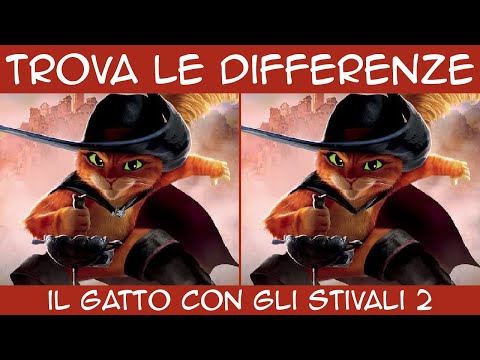 Trova Differenze Il Gatto con gli Stivali 2 | Puss in the boots find the difference | Ability game