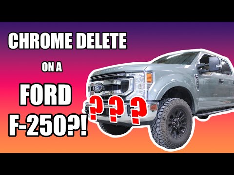 EASY DIY Ford F-250/F-350 Chrome Delete BumperShellz Installation