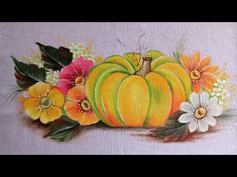 Como pintar abóbora. #pinturadeabobora#pinturaemtecido #seinscreve