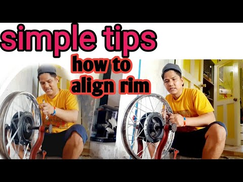 Tips Paano e align ang rim ng motor na wiggled??