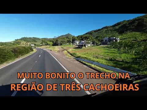 MUITO BONITO O TRECHO NA REGIÃO DE TRÊS CACHOEIRAS RS