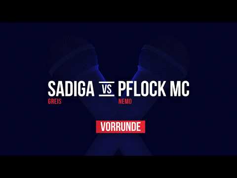 Vorrunde | SADIGA vs. PFLOCK MC | The Ultimate MC Battle XV 2017