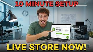 Shopify Tutorial For Beginners Setup Your Store in 10 Minutes QUICK AND EASY