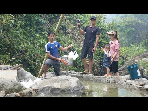 Build A Cheap Water Turbine (Start - Finish), How to Power a Mountain Family Farm for Free | EP. 50