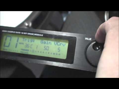 Alesis DM5 settings for bassdrum triggers