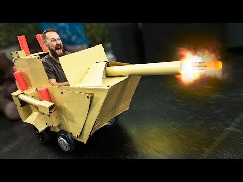 NERF Hover Tank Challenge! Video