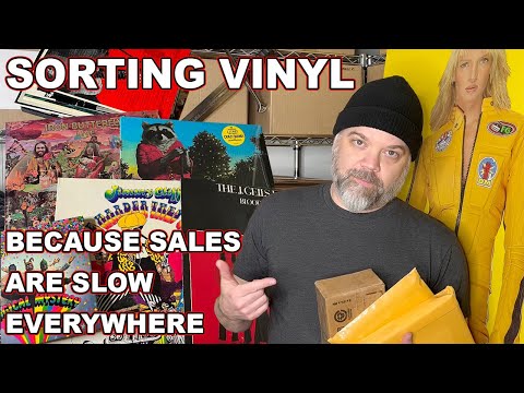 Sales are Slow on EBAY & DISCOGS So Let’s Sort Through Boxes of Classic 50’s & 60’s VINYL RECORDS