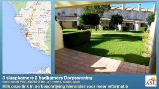 preview picture of video '3 slaapkamers 2 badkamers Dorpswoning te Koop in Novo Sancti Petri, Chiclana De La Frontera, Cadiz'