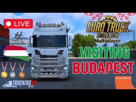 🔴LIVE - Visiting Budapest for the World Athletics Championships 2023 | ETS2 1.48.