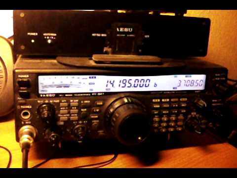 Idiot on HF 14.195 MHz Someone plays recordings...