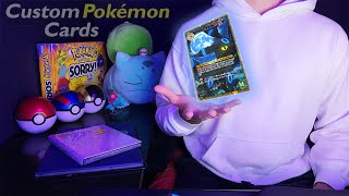 ASMR Tour of My Custom Pokemon Card Set