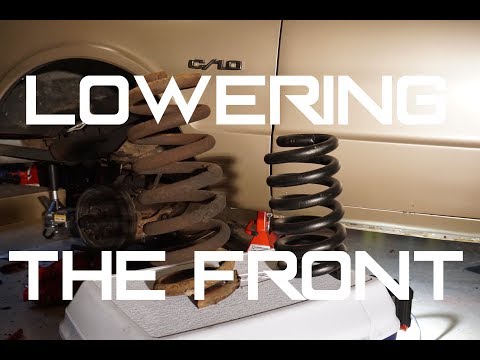 Installing 3 inch Front Lowering Springs | Chevy C10 ep. 20