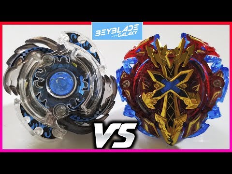 Fang Fenrir .B.J vs Xeno Xcalibur .M.I - Beyblade Burst ベイブレードバースト