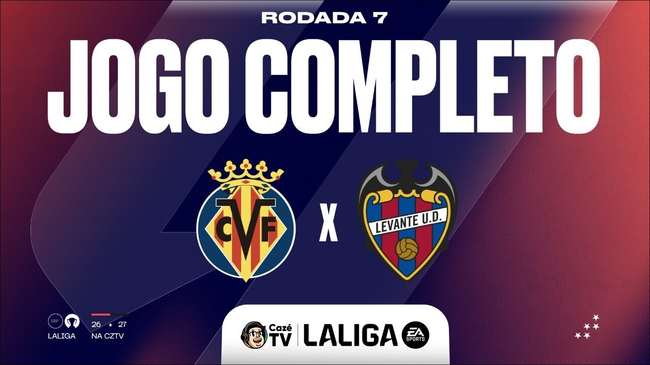 JOGO COMPLETO: VILLARREAL X LEVANTE | LALIGA 26/27 | 7ª RODADA