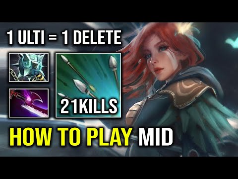 How to Play Mid Windranger Against Pro Huskar in 7.32e with Silver Edge Passive Break Dota 2