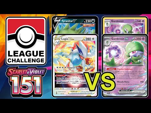 ROUND 1:  Single Strike Lugia vs Gardevoir ex - SV 151 League CHALLENGE Pokemon TCG 2024