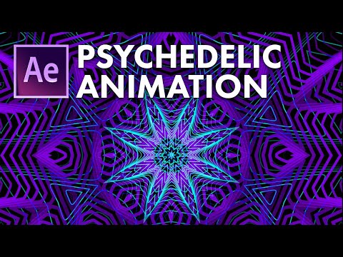 Psychedelic Animation Visuals After Effects Beginner Tutorial