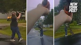 Knife-wielding man shrugs off police beanbag blasts | New York Post