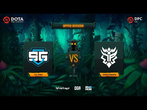 SG e-sports vs Thunder Predator, OGA DPC SA Season 2, bo3, game 2 [Maelstorm & Lazar']
