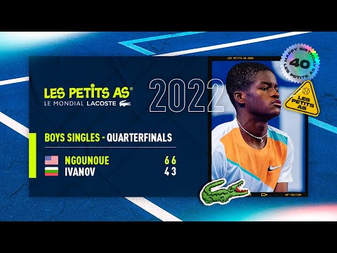 Les Petits As 2022 | Boys Quarterfinals | Carel Aubriel Ngounoue vs. Ivan Ivanov