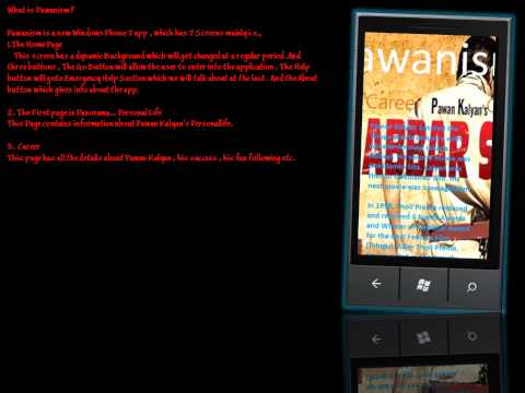 Pawanism - A WindowsPhone7 application