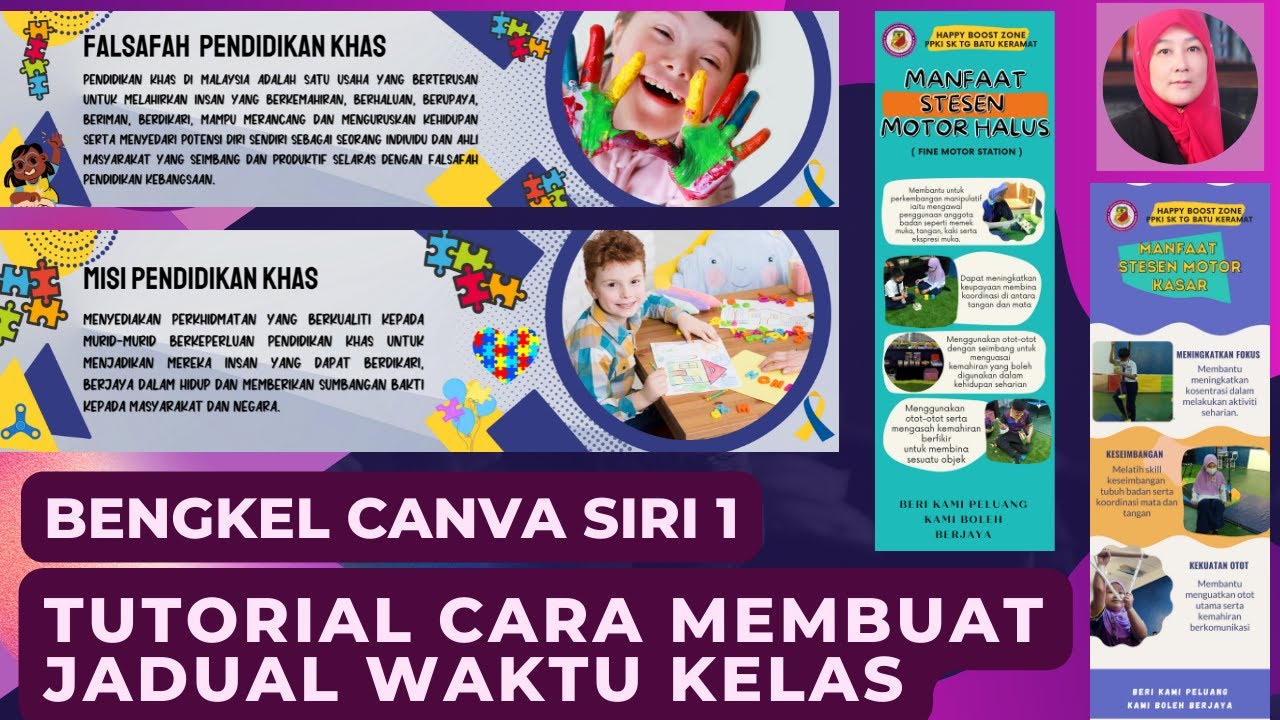 BENGKEL CANVA: CARA MEMBUAT JADUAL WAKTU KELAS