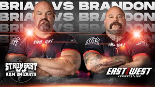 BRIAN SHAW VS BRANDON ALLEN STRONGEST ARM ON EARTH MATCH PREVIEW