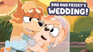 Download lagu Rad and Frisky's Wedding 💒 💍 | 30 MINUTES The Sign Moment AND More Bluey Fun! 💙 ✨ | Bluey mp3