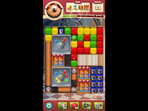 Toon Blast Level 8528 - NO BOOSTERS 🐻🐺🐱 | SKILLGAMING ✔️